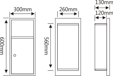 Commercial bathroom tissue bin