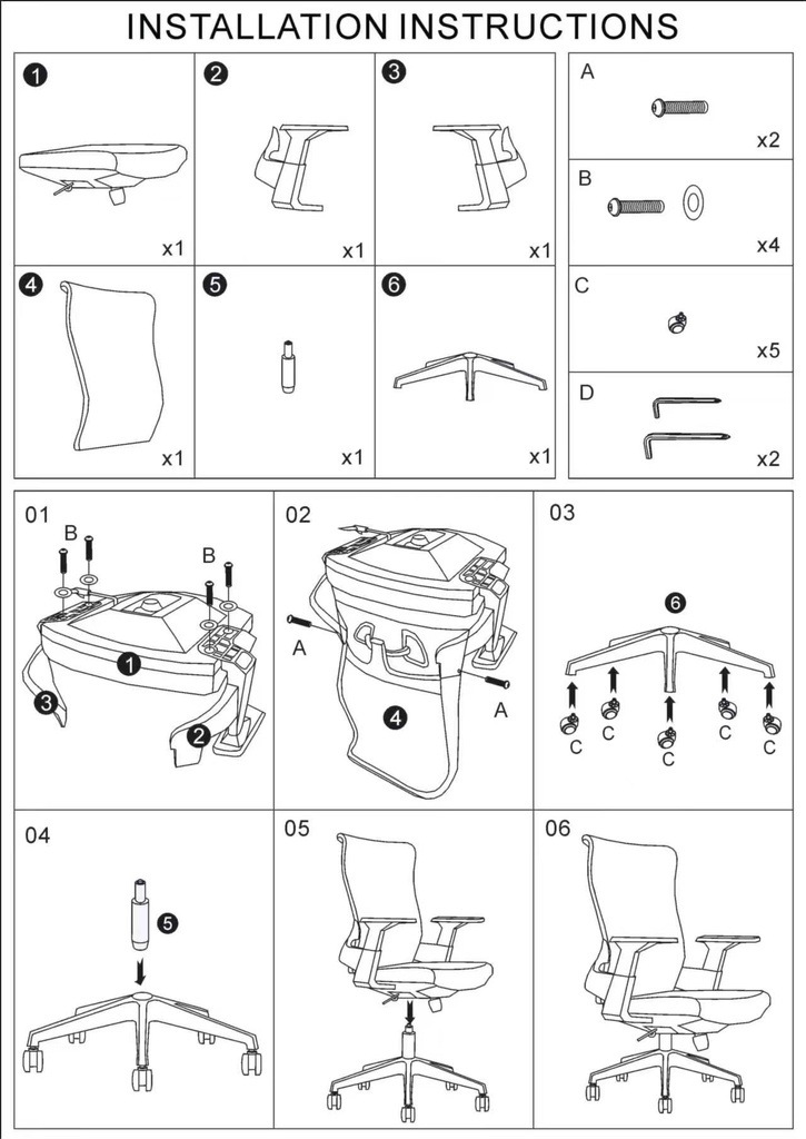 Office Chair B3909-1